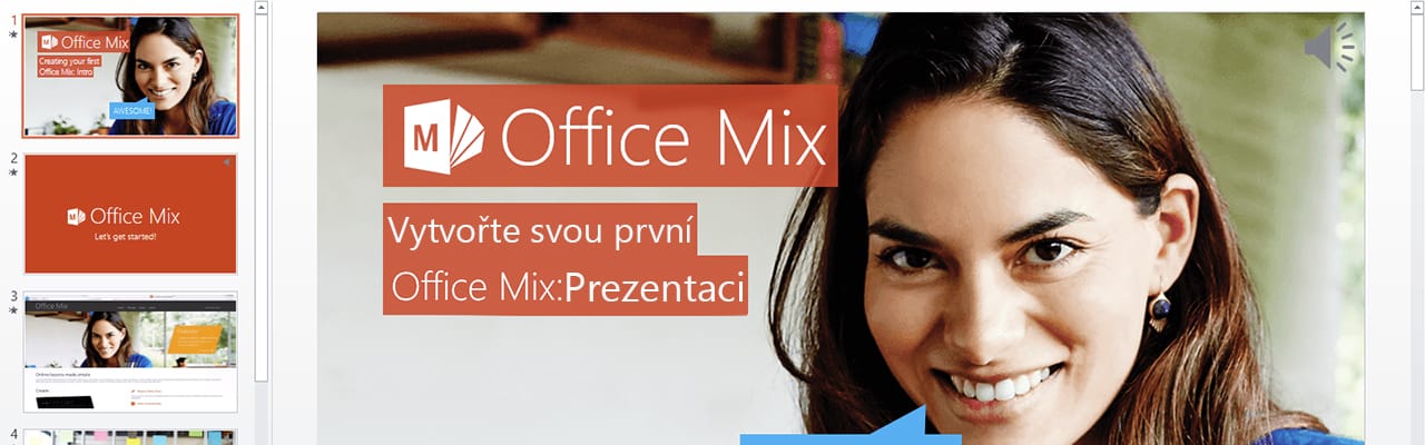 PowerPoint doplněk Office Mix