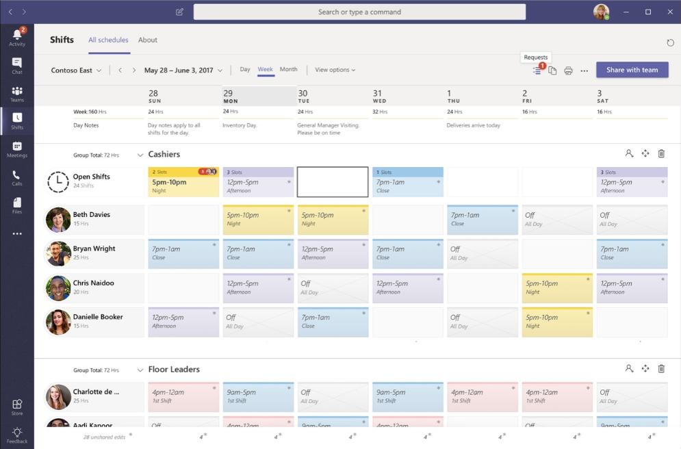 MS Teams a StaffHub